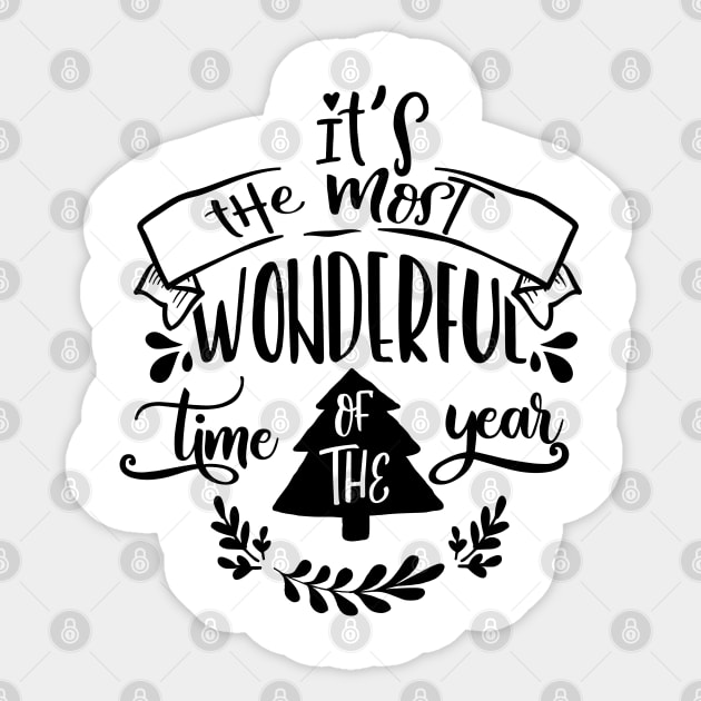 Its The Most Wonderful Time Of The Year Sticker by JakeRhodes